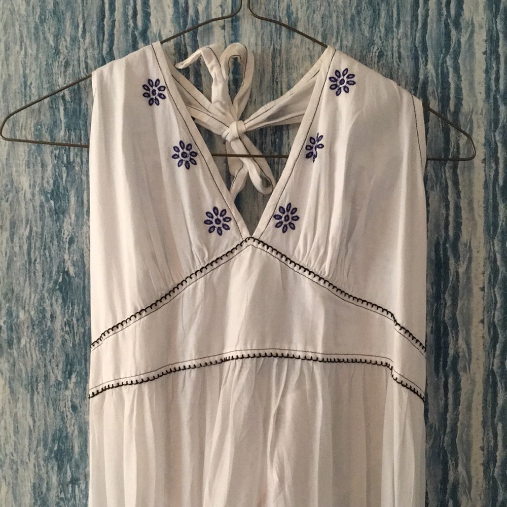 Embroidered Maxi Dress